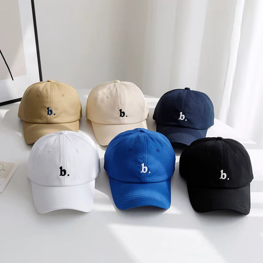 Korean Version of INS Street Shooting Caps Simple and Versatile Ladies Baseball Cap Men Outdoor Outings Street Fashion Sun Hats